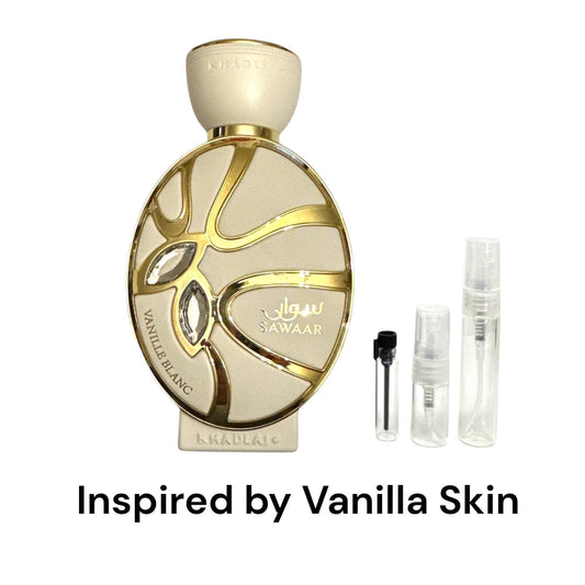 Khadlaj Sawaar Vanille Blanc Perfume Sample