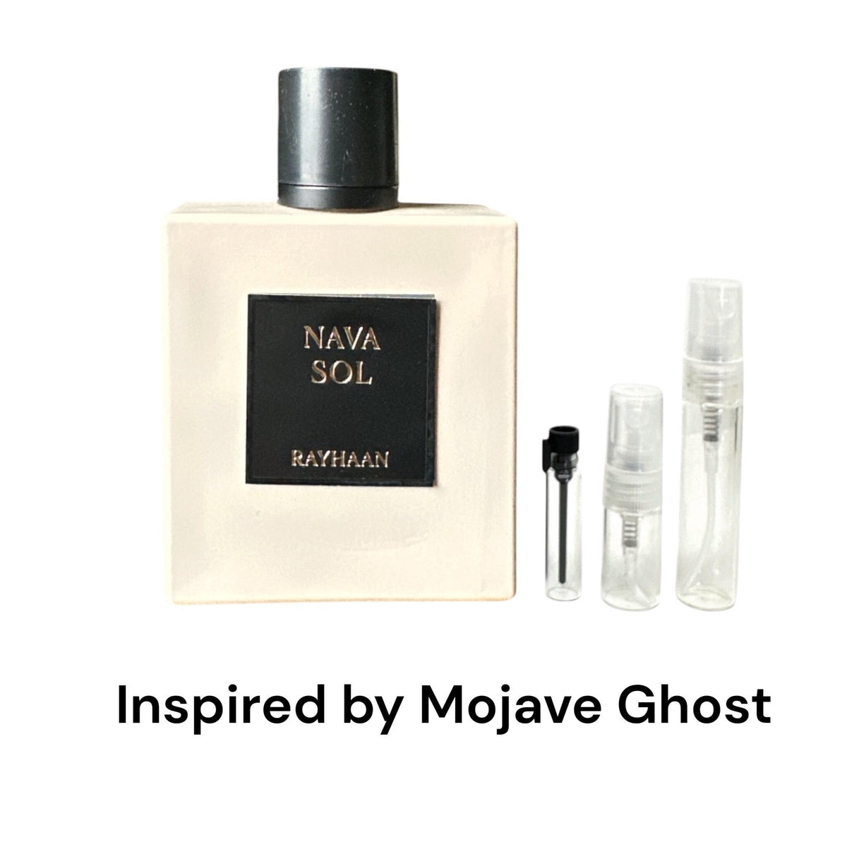 Rayhaan Nava Sol Perfume Sample | Violets, Amber, Woody