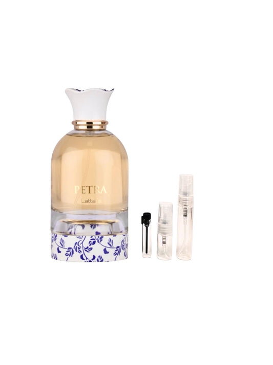 Petra Decant Sample: Rum, Plum, Coconut, Vanilla Lattafa