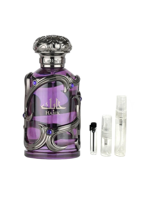 Lattafa Habik Men's Perfume Sample: Arabian Eau de Parfum Decant