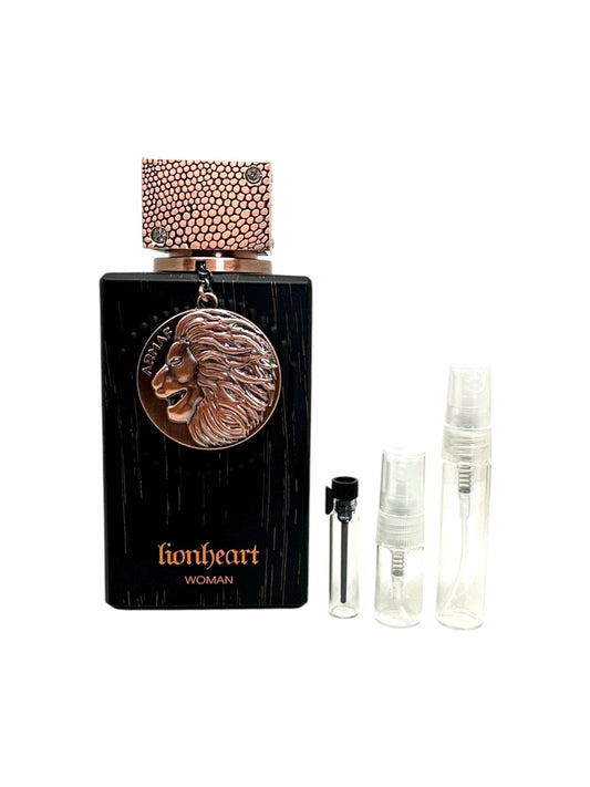 Lionheart for women perfume sample Armaf
