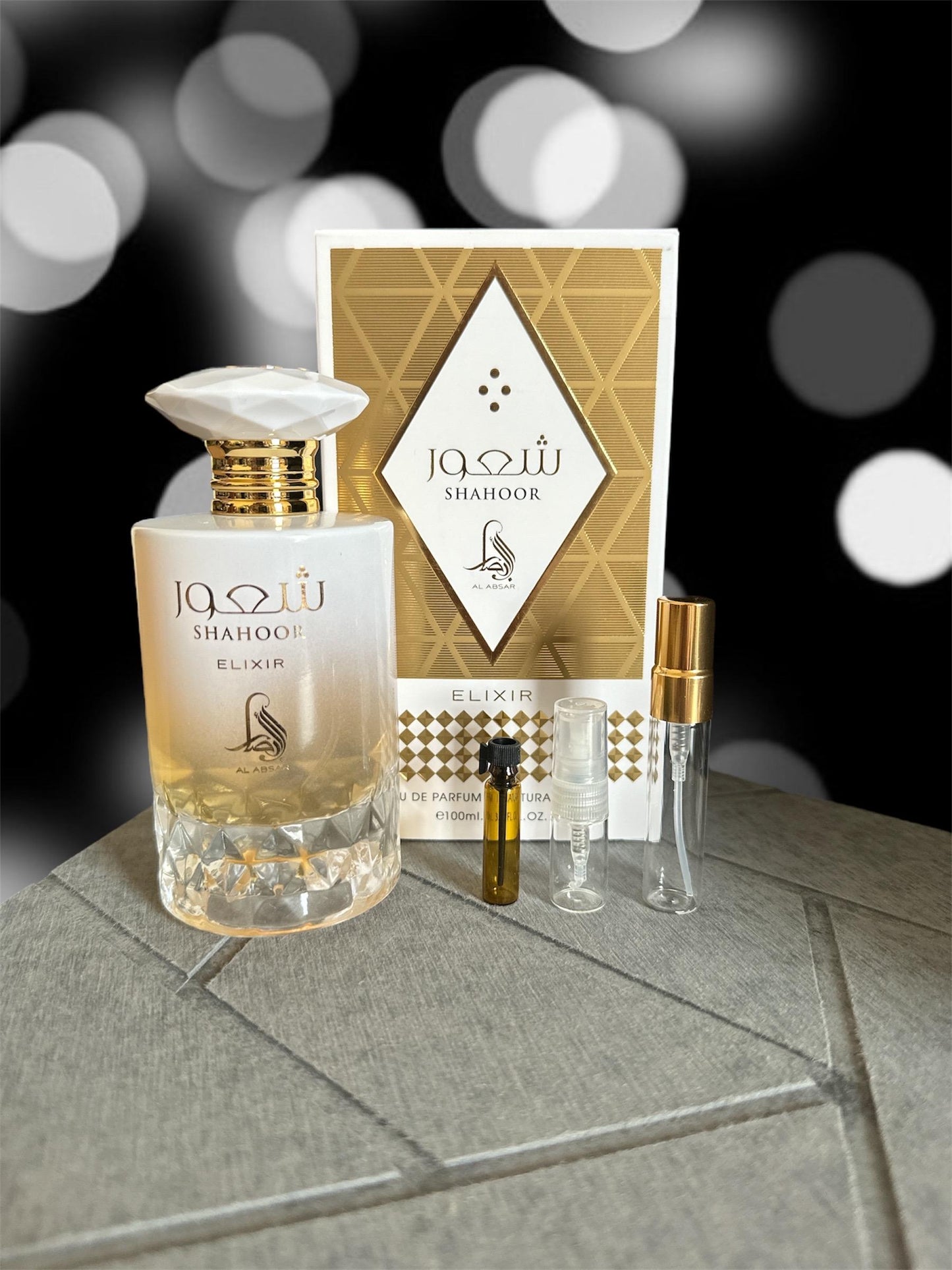 Shahoor Elixir Perfume Sample: Al Absar Decant (1ml 2ml 5ml)