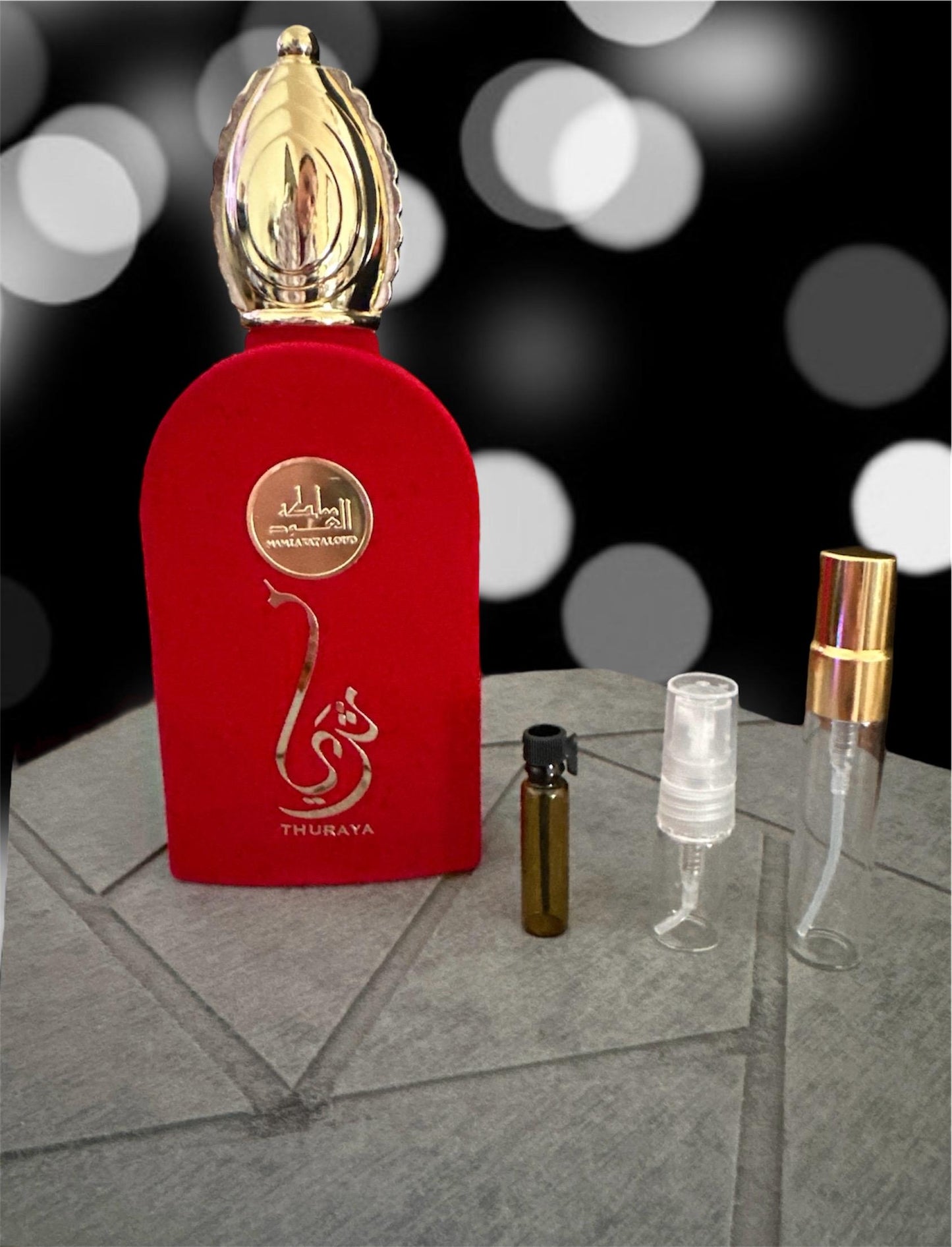 Thuraya Perfume Sample: Mamlakat Al Oud Arabian Eau De Parfum