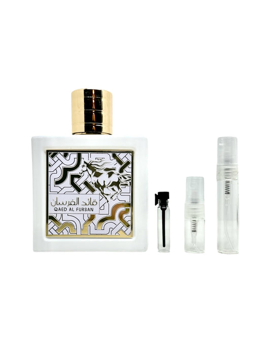 Qaed Al Fursan Unlimited Perfume Sample: Coconut, Pineapple, Vanilla