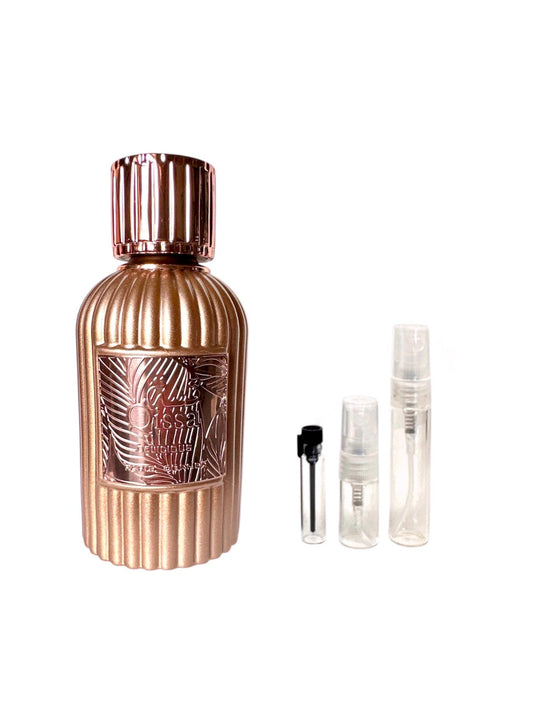Qissa Delicious Perfume Sample: Whipped Cream, Dark Chocolate, Vanilla