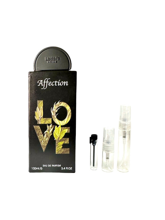Lattafa Pride Affection Perfume Sample: Arabian Eau De Parfum Decant