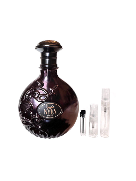 Nyla Suede Perfume Sample: Arabiyat Prestige Unisex Decant