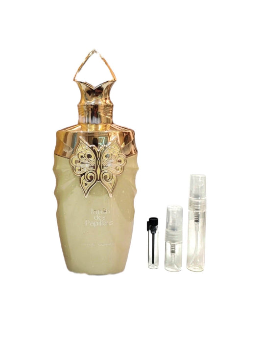 Jardin Des Papillons Perfume Sample: Candied Lemon Orange Blossom Vanilla Paris Corner Arabian EDP Decant